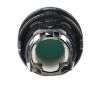 Picture of Head for illuminated push button, Harmony XB4, metal, flush, green, 22mm, spring return, plain lens for BA9s bulb
