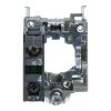 Picture of Harmony XB4, Single contact block with body fixing collar, metal, screw clamp terminal, 1NO