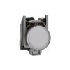 Picture of Pilot light, Harmony XB4,metal, white, 22mm, universal LED, plain lens, 110...120V AC