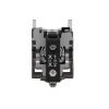 Picture of Pilot light, Harmony XB4,metal, orange, 22mm, universal LED, plain lens, 110...120V AC