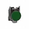 Picture of Harmony XB4, Pilot light, grey plastic, green, 22mm, universal LED, plain lens, 230...240V AC