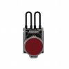 Picture of Push-to-test pilot light, Harmony XB4, metal, red, universal LED, screw clamp terminals, 110...120V