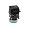 Picture of Push-to-test pilot light, Harmony XB4, metal, blue, universal LED, screw clamp terminals, 24V