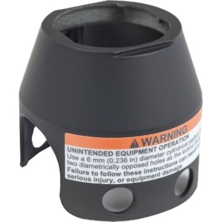 Picture of Padlockable guard for mushroom head 40mm, Harmony XB4, metal, black