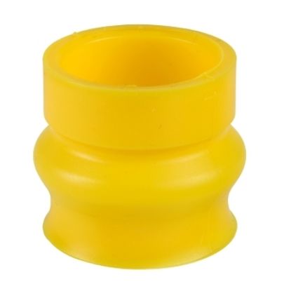 Picture of Bellow seal, Harmony XB4, silicone, yellow, for emergency stop to switching off function, for harsh environments