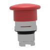 Picture of Harmony XB4, Head for non illuminated pushbutton, mushroom 40mm, metal, red, 22mm, spring return