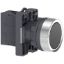 Picture of Complete push button, Easy Harmony XA2, plastic, flush, black, 22mm, spring return, unmarked, 1NO