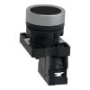 Picture of Complete push button, Easy Harmony XA2, plastic, flush, black, 22mm, spring return, unmarked, 1NO