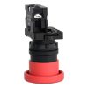 Picture of Complete push button, Easy Harmony XA2, plastic, red mushroom head 40mm, 22mm, 1NC