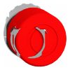 Picture of Emergency stop head, Harmony XB4, switching off, metal, red mushroom 30mm, 22mm, trigger latching push pull