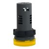 Picture of Monolithic pilot light, Easy Harmony XA2, plastic, yellow, 22mm, integral LED, screw clamp terminals, 220V DC