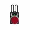 Picture of Push-to-test pilot light, Harmony XB5, plastic, red, universal LED, screw clamp terminals, 24V