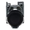 Picture of Push button, metal, Harmony XB4, flush, black, 22mm, spring return, unmarked, 1NO