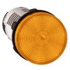 Picture of Monolithic pilot light, Harmony XB7, plastic, orange, 22mm, integral LED, 230...240V AC