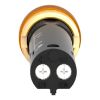 Picture of Pilot light, Harmony XVL, plastic, yellow, 12mm, covered LED, 24V DC