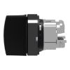 Picture of Head for selector switch, Harmony XB4, black metal, black, 22mm, 3 positions, stay put