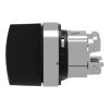 Picture of Head for selector switch, Harmony XB4, metal, black, 22mm, 2 positions, spring return from right to left