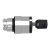 Picture of Head for key selector switch, Harmony XB4, metal, black, 22mm, key 455, 2 positions, stay put