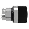 Picture of Head for selector switch, Harmony XB4, metal, black, 22mm, 3 positions, spring return from right to center