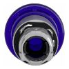 Picture of Harmony XB4, Head for illuminated push button, metal, blue mushroom 40mm, 22mm, universal LED, spring return