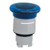 Picture of Harmony XB4, Head for illuminated push button, metal, blue mushroom 40mm, 22mm, universal LED, spring return