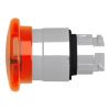 Picture of Harmony XB4, Head for illuminated push button, metal, orange mushroom 40mm, 22mm, universal LED, spring return, unmarked