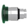 Picture of Head for illuminated push button, Harmony XB4, green mushroom 40mm, 22mm, latching, push pull to release, universal LED, unmarked