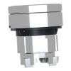 Picture of Head for non illuminated push button, Harmony XB4, metal, recessed, black, 22mm, spring return, unmarked