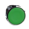 Picture of Harmony XB4, Push button head, metal, flush, green, 22mm, spring return, unmarked