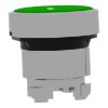 Picture of Harmony XB4, Push button head, metal, flush, green, 22mm, spring return, marked I