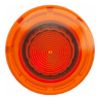 Picture of Head for illuminated push button, Harmony XB4, metal, orange muhroom 40mm, 22mm, universal LED, latching push pull