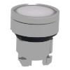 Picture of Head for illuminated push button, Harmony XB4, metal, white flush, 22mm, universal LED, for insertion legend