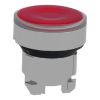 Picture of Head for illuminated push button, Harmony XB4, metal, red flush, 22mm, universal LED, spring return, for insertion legend