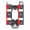 Picture of Complete body/contact assembly, Harmony XB4, Single contact, with body/fixing collar, metal, spring clamp terminal, 2NC