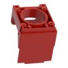 Picture of Padlockable flap, Harmony XB4, for 22mm flush push button, metal, red