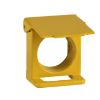 Picture of Padlockable flap, Harmony XB4, for 22mm flush push button, metal, yellow