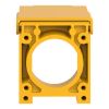 Picture of Padlockable flap, Harmony XB4, for 22mm flush push button, metal, yellow