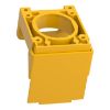 Picture of Padlockable flap, Harmony XB4, for 22mm flush push button, metal, yellow