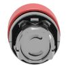 Picture of Head for non illuminated pushbutton, Harmony XB4, mushroom 30mm, metal, red, 22mm, spring return