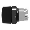Picture of Head for selector switch, Harmony XB4, black metal, black, 22mm, 2 positions, stay put