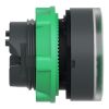 Picture of Head for illuminated push button, Harmony XB5, plastic, green flush, 22mm, universal LED, for insetion of legend