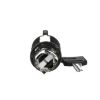 Picture of Key switch selector head, Harmony XB4, metal, black, 22mm, key 455, 2 positions, stay put