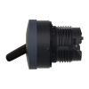 Picture of Toggle switch head, Harmony XB5, plastic, black, 22mm, 2 positions, stay put