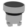 Picture of Head for non illuminated push button, Harmony XB4, metal, black, flush, 22mm, push push, unmarked