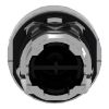 Picture of Head for non illuminated push button, Harmony XB4, metal, red, flush, 22mm, push push, unmarked