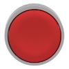 Picture of Head for non illuminated push button, Harmony XB4, metal, red, flush, 22mm, push push, unmarked