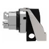 Picture of Selector switch head, Harmony XB4, metal, black, 22mm, long handle, 2 positions, stay put, padlockable on the left or on the right