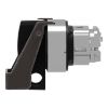 Picture of Head for selector switch, Harmony XB4, black, 22mm, 3 positions, stay put