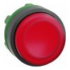Picture of Head for illuminated push button, Harmony XB5, red projecting, 22mm, universal LED, push to release, unmarked