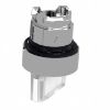 Picture of Head for illuminated selector switch, Harmony XB4, universal LED,  white handle, 22mm, 2 positions, spring return